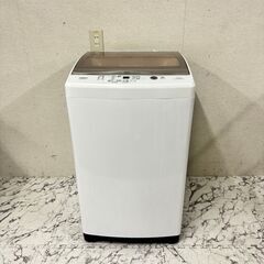  18485  AQUA ガラストップ　一人暮らし洗濯機 2019年製 7.0kg ◆大阪市内・東大阪市他 6,000円以上ご購入で無料配達いたします！◆ ※京都・高槻・枚方方面◆神戸・西宮・尼崎方面◆生駒方面、大阪南部方面　それぞれ条件付き無料配送あり！            