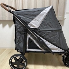 ペットカート 大型犬用カート ワンタッチ折りたたみ式 犬 バギー 多頭 介護　新品未使用