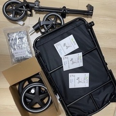 ペットカート 大型犬用カート ワンタッチ折りたたみ式 犬 バギー 多頭 介護　新品未使用