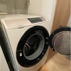 【ジャンク】日立ドラム式洗濯機ビックドラムスリム2017年製シャンパン