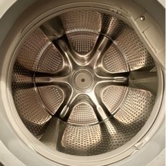 【ジャンク】日立ドラム式洗濯機ビックドラムスリム2017年製シャンパン