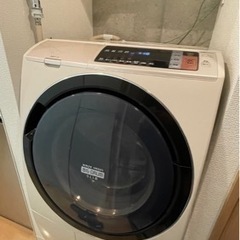 ジャンク】日立ドラム式洗濯機ビックドラムスリム2017年製シャンパン