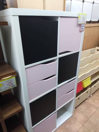 人気シリーズIKEA イケア KALLAX カラックス ユニットシェルフ オプション付き934