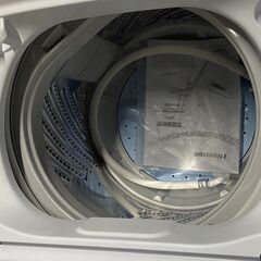 【美品】ハイセンス　Hisense　HW-K55E　2024年製　洗濯機　199SP