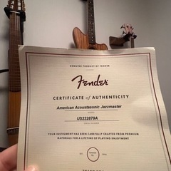 【ほぼ新品⭐︎Fender American Acoustasonic Jazzmaster】