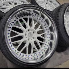 配送込】【美品20インチ4本セット価格 、新品未使用タイヤセット  