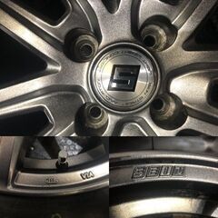 【BS BLIZZAK XG02 185/60R15】スタッドレス【SEIN 15インチ 5.5J4HPCD100+43】VRX2パターン 21年製 バリ溝 ヤリス ヴィッツ等　(KTN096)