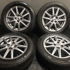 【BS BLIZZAK XG02 185/60R15】スタッドレス【SEIN 15インチ 5.5J4HPCD100+43】VRX2パターン 21年製 バリ溝 ヤリス ヴィッツ等　(KTN096)