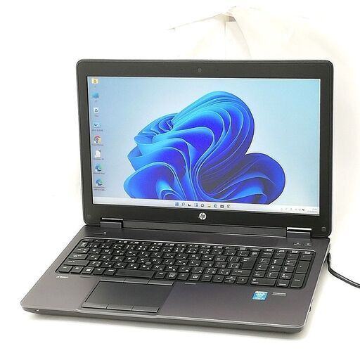 高性能 高速SSD フルHD 15.6型 HP Zbook 15 G2 モバイルワークステーション 中古美品 Core i7-4710MQ メモリ16GB 無線 NVIDIA Win11 Office