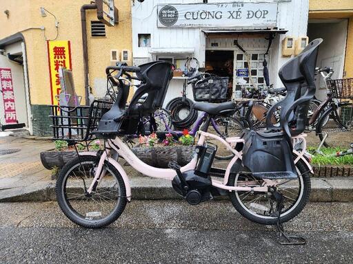 電動自転車　baby 自転車　２０インチ　バッテリー　充電器　付き　3変速　サドル　付き　ピンク　配達可能