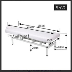 ❗️美品❗️掲載7/20まで エステ マッサージ ベッド ヘッドレスト 電動