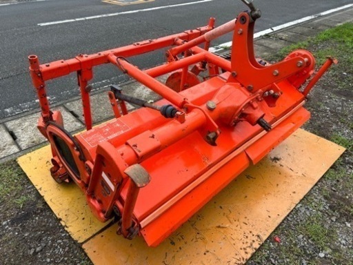 クボタ 純正 ロータリー　RL4G 作業幅140cm トラクター　Bヒッチ　作業機　オートヒッチ　ワンタッチ Aフレーム GL KL GT スタンド　尾輪　フラップカバー付き