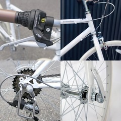 自転車 クロスバイク26インチ　6段変速