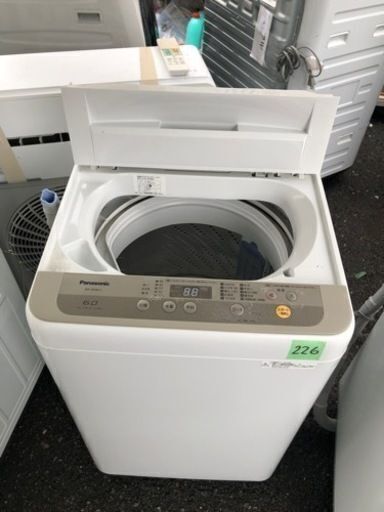 NO 226 福岡市内配送設置無料✨ NA-F60B9 全自動洗濯機 シャンパン [洗濯6.0kg /乾燥機能無 /上開き]