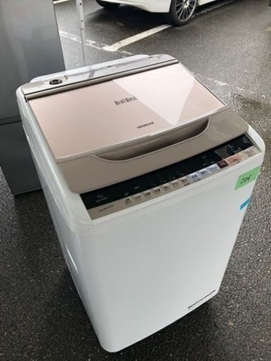 NO 206 福岡市内配送設置無料✨　日立 全自動洗濯機 ビートウォッシュ 9kg シャンパン BW-V90B N