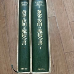 絶版　黄金の夜明け魔法体系 1 黄金の夜明け魔術全書 (上) （下）イスラエル・リガルディー 