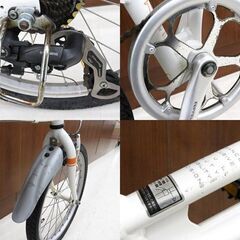 北海道 千歳市/恵庭市 近郊配送可能 DOPPELGANGER /ドッペルギャンガー 20インチ 折りたたみ自転車 213bellissima 7速 ホワイト 折り畳み