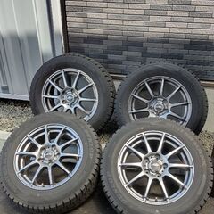【再値下げ】中古スタッドレスタイヤ(ホイール付)
