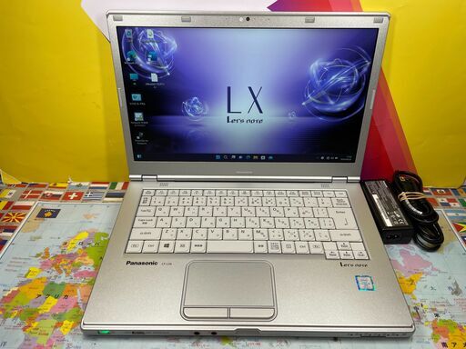 JC0622　極美品 レッツノート CF-LX6 パナソニック DVDマルチ ノートパソコン　Windows11