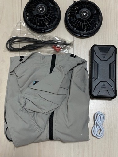 【新品未使用】空調作業服 ベスト　ファンバッテリーセット ファン付き作業服