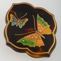 松山武司作 K18 蒔絵 ブローチ (ペンダント兼用) 品番b23-123 松山武司作 K18 蒔絵 ブローチ (ペンダント兼用) 品番b23-123