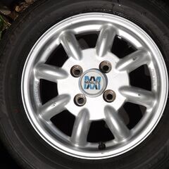 4.00B×13 MINILITE ミニライト 155/70R13 ブリヂストン ECOPIA エコピア EP150 2019年製4本セット