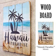 ウッドボード フレーム サーフ Hawaii Paradise★