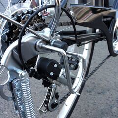 ARPEGE 27インチ シティサイクル ブラック/黒 6段変速 鍵付き 荷台