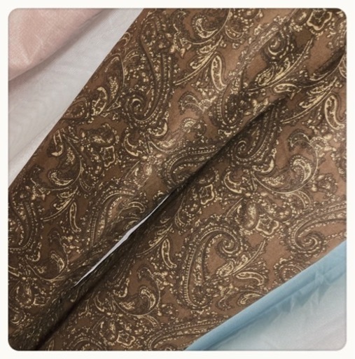 ご購入者様決定꒰LOWRYSFARM꒱ハイウエスト エスニック柄 ワイドパンツ 茶系 美品 ご購入者様決定꒰LOWRYSFARM꒱ハイウエスト エスニック柄 ワイドパンツ