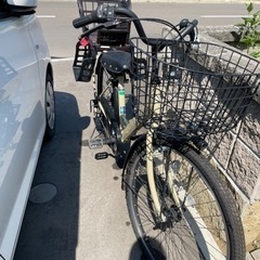 自転車　チャイルドシート付