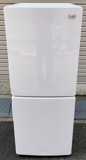 【RKGRE-355】特価！ハイアール/148L 2ドア冷凍冷蔵庫/JR-NF148B/中古品/2019年製/当社より近隣無料配達！