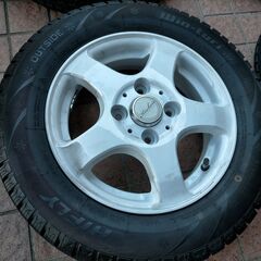 【良品】走行１０００ｋｍ未満　軽自動車　２０２３年製　スタッドレス　アルミ