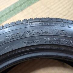 軽自動車用　新古タイヤ　165/60-14 ナンカンAS-1 4本セット