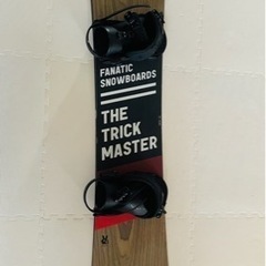 170.FANATIC TRICKMASTER 153cm ファナティック トリックマスター スノーボード おまけでビンディング ユニオン union contact スノボー　