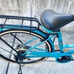 アサヒ カーグアクティブ 6段変速 26インチ ターコイズ 自転車 