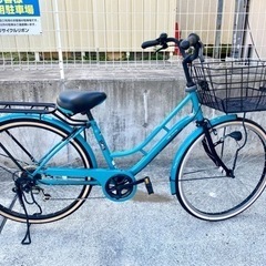 アサヒ カーグアクティブ 6段変速 26インチ ターコイズ 自転車 アサヒ カーグアクティブ 6段変速 26インチ ターコイズ 自転車