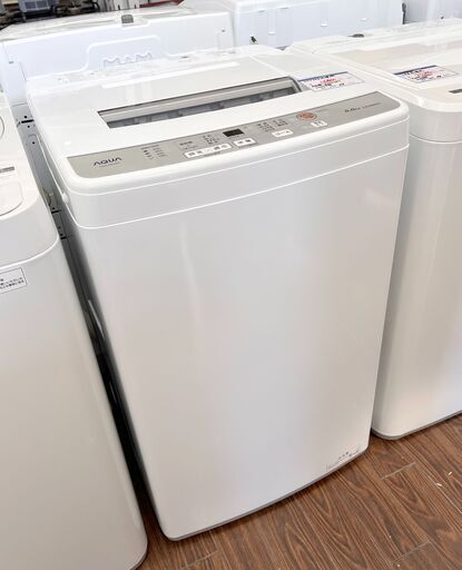 札幌 東区 アクア/AQUA 全自動洗濯機 AQPV-S60J 6.0㎏ 2021年製  