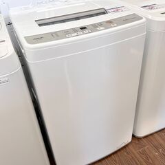 札幌 東区 アクア/AQUA 全自動洗濯機 AQPV-S60J 6.0㎏ 2021年製 ホワイト 生活家電 