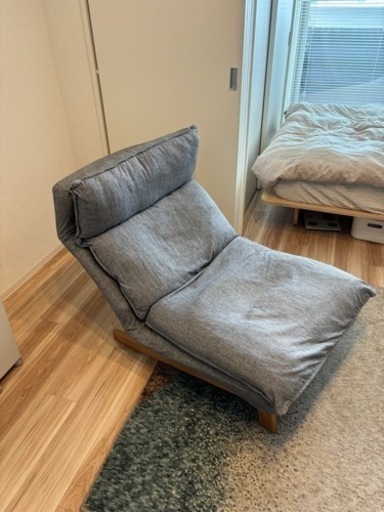 【美品】無印良品　ハイバックリクライニングソファ