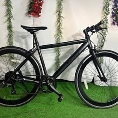 No.69クロスバイク 27インチ 700c シマノ製 変速 MC3 7段変速整備済み中古現状