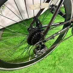 No.69クロスバイク 27インチ 700c シマノ製 変速 MC3 7段変速整備済み中古現状