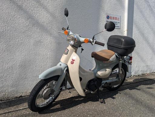 嬉しい前後タイヤ新品交換　12,500㌔付近❗　インジェクション車両（2008年式）セル無しキック　リトルカブ　AA01
