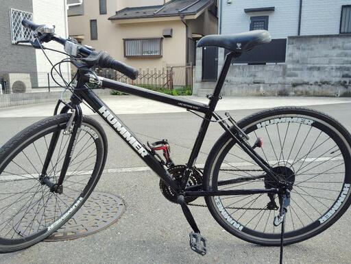 hummer クロスバイク　黒\nフレーム　450ｍｍ\nタイヤ　700×32C