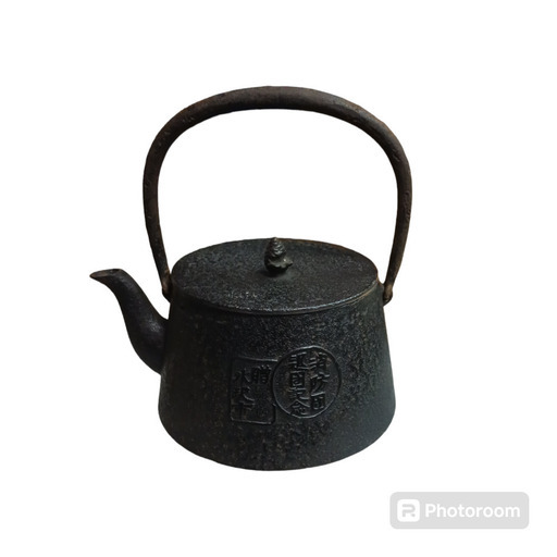 (中古)南部鉄器 急須 鉄瓶-b