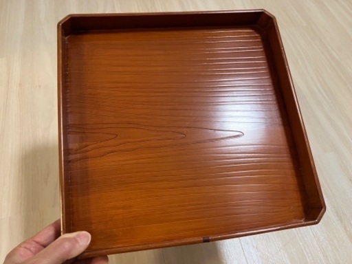 飛騨春慶塗角盆10枚