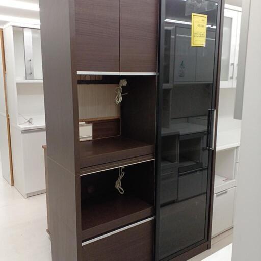 ★ジモティー割あり★　ｽﾗｲﾄﾞ扉ﾚﾝｼﾞﾎﾞｰﾄﾞ　大川全家具　 高さ(H)201× 幅(W)120× 奥行(D)45 (cm)　【joh1599】