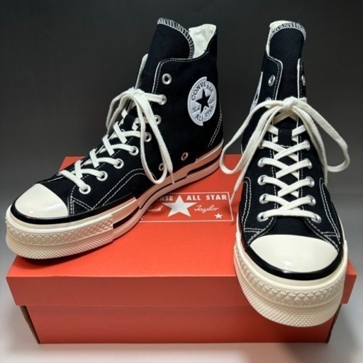 スニーカー CONVERSE CHUCK70 PLUS HI BLACK 27.5cm