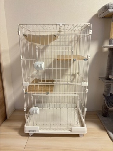 【未使用品】アイリスオーヤマ　キャットゲージ