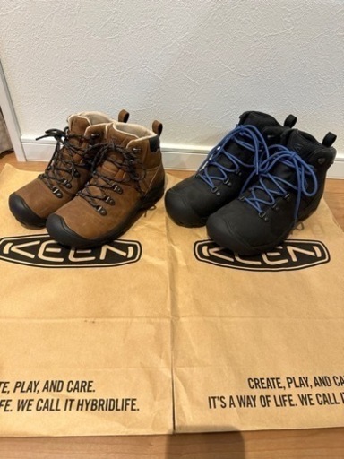 値下登山、KEEN、試着のみ24cm.27cm (しぶさんさん) 物井のスポーツの  