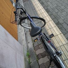 MUGELLO[ムジェロ]27吋 シティサイクル 外装6段/LEDオート/ネイビー